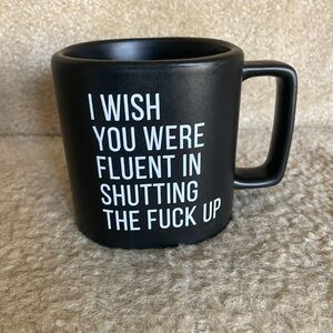 Spencer’s Oversized Black Mug